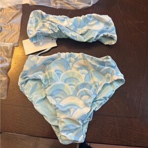 Kenny Flowers Aqua Wave Bikini Set